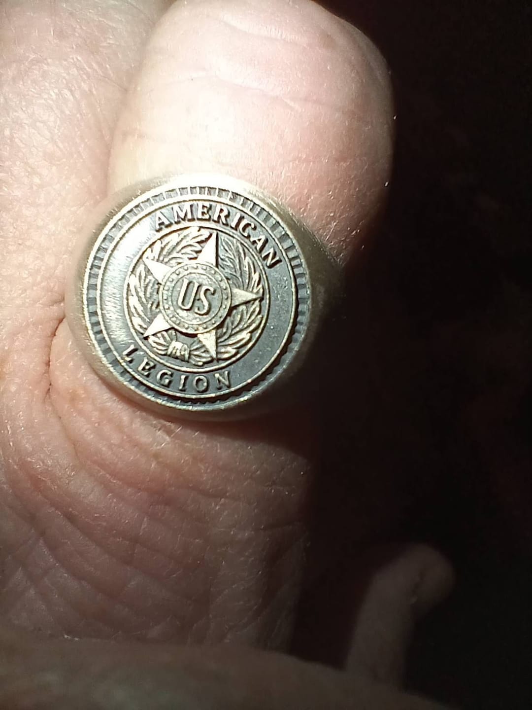 Customer photo review of American Legion Signet Ring