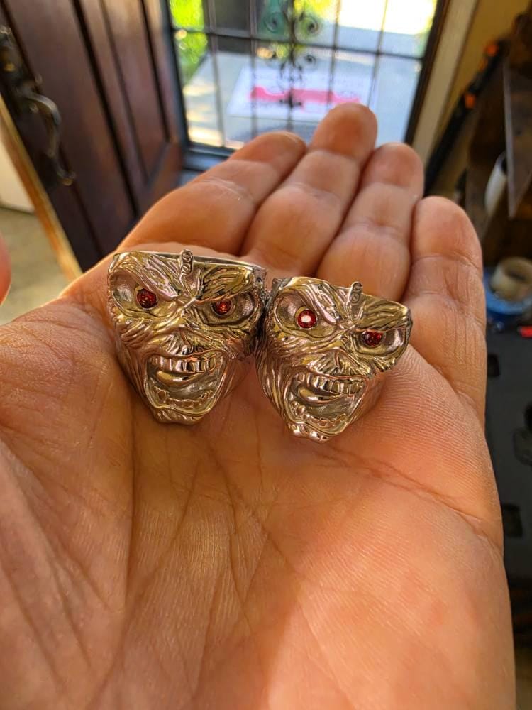 Customer photo review of Lobotomy Skull Ring