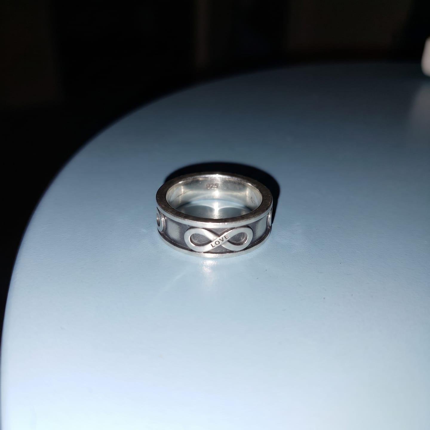 Customer photo review of Infinity Love Ring