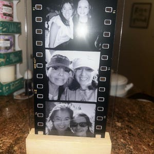 Customer photo review of Film Strip Photo Plaque