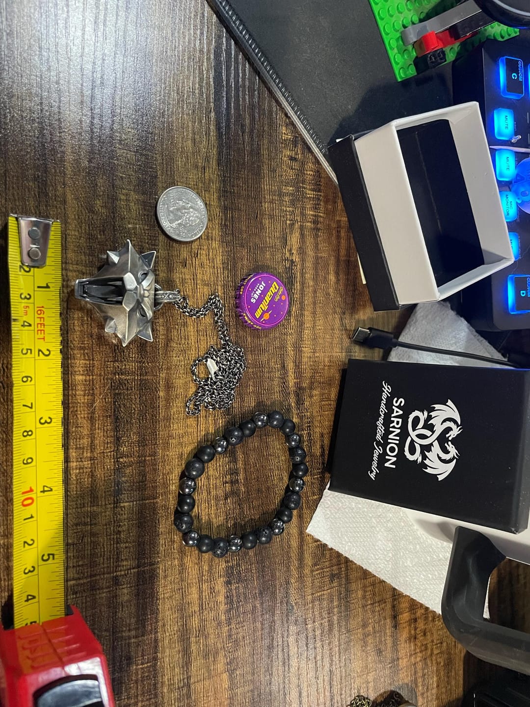 Customer photo review of Cat School Pendant