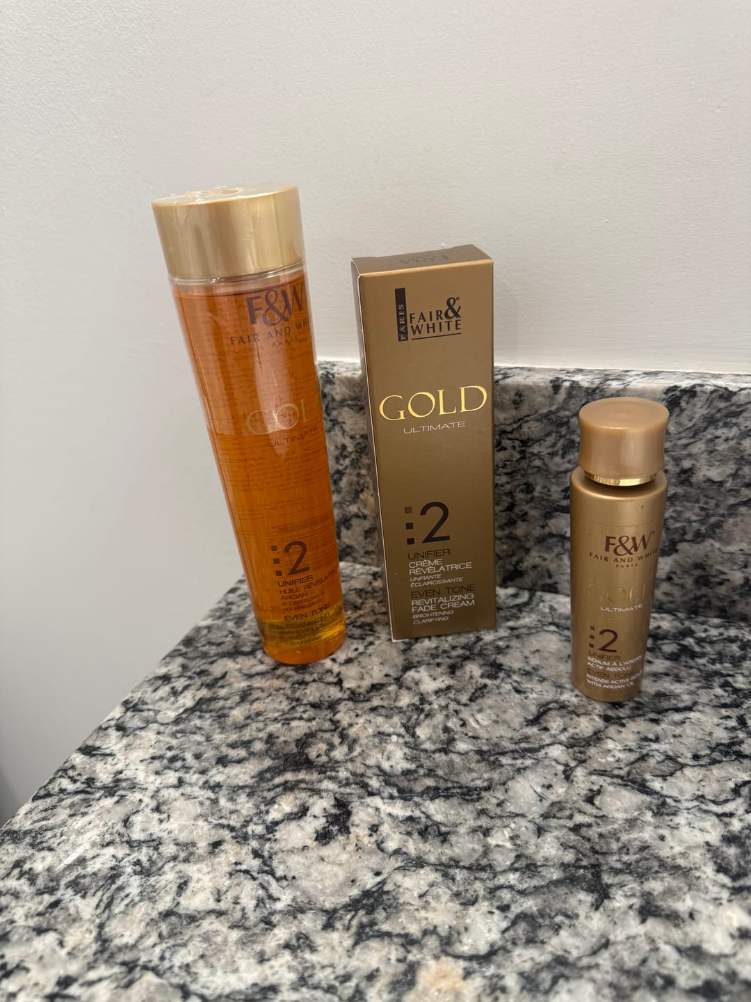 Customer photo review of Gold :2 Intense Argan Oil Active Serum 30ml