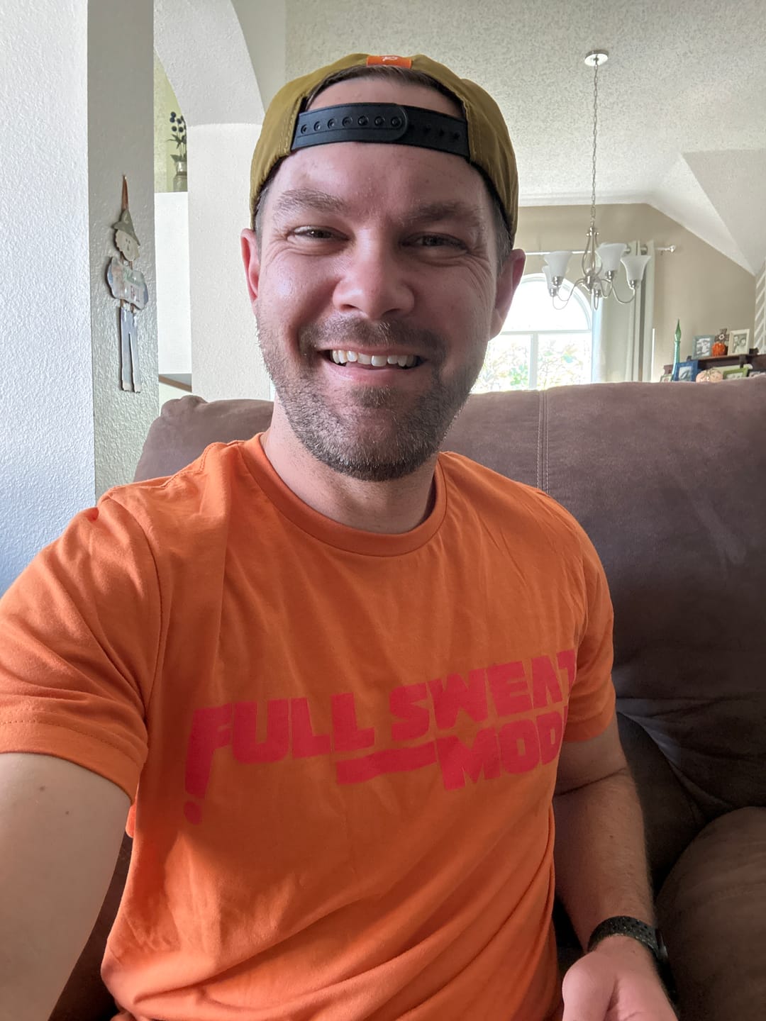 Customer photo review of Full Sweat Mode Gamer Tee