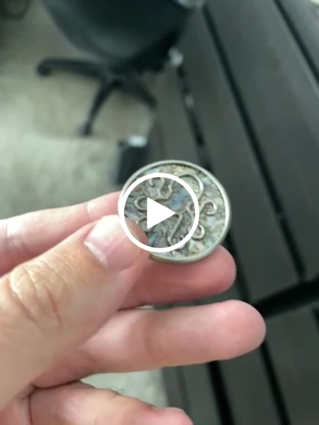 Customer video review of NACRE Golf Ball Marker