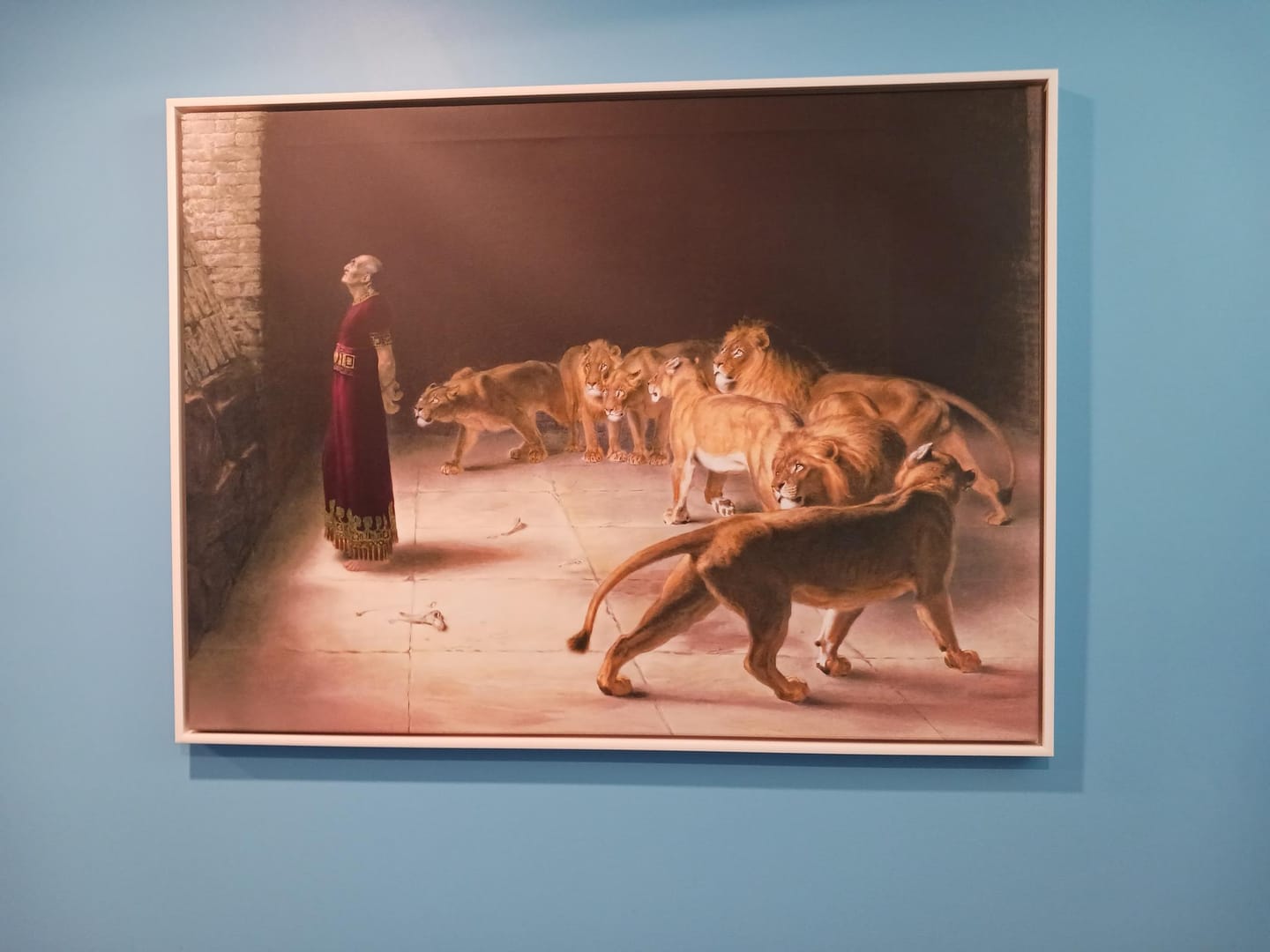 Customer photo review of Daniel's Answer to the King | Briton Rivière | 1890