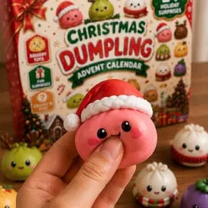 Customer photo review of 2026 Dumpling Squishy Advent Calendar