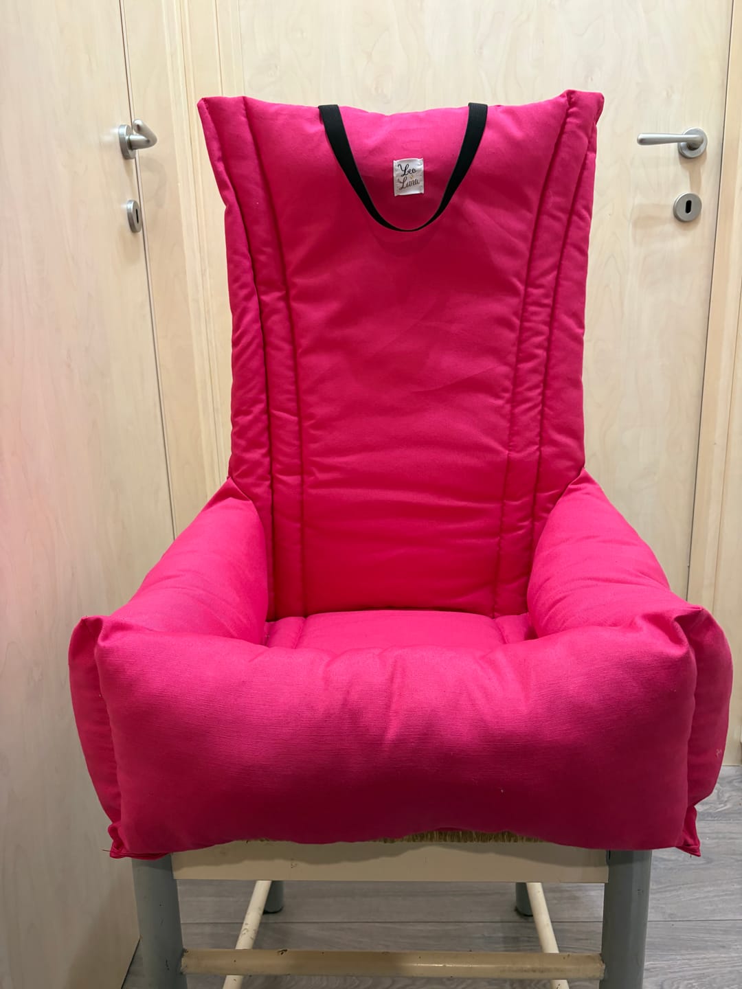 Customer photo review of Seggiolino Auto per Cani Siena Fucsia – Comfort Made in Italy