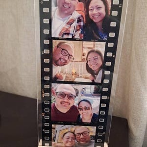Customer photo review of Film Strip Photo Plaque