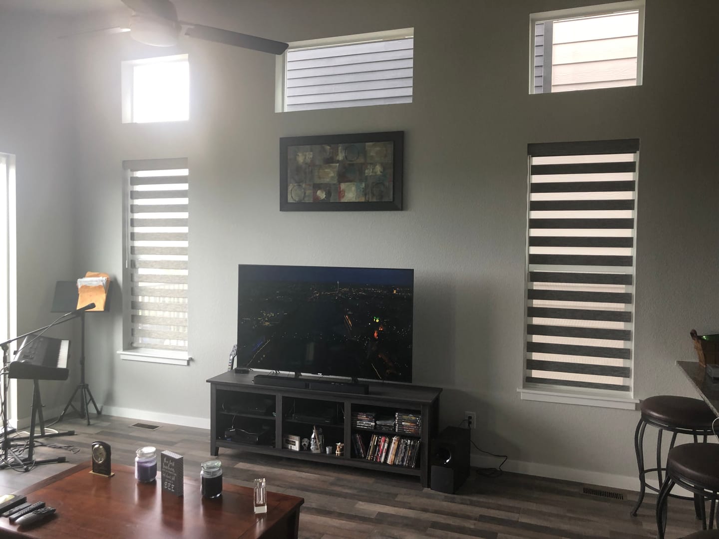 Customer photo review of Zebra Shades