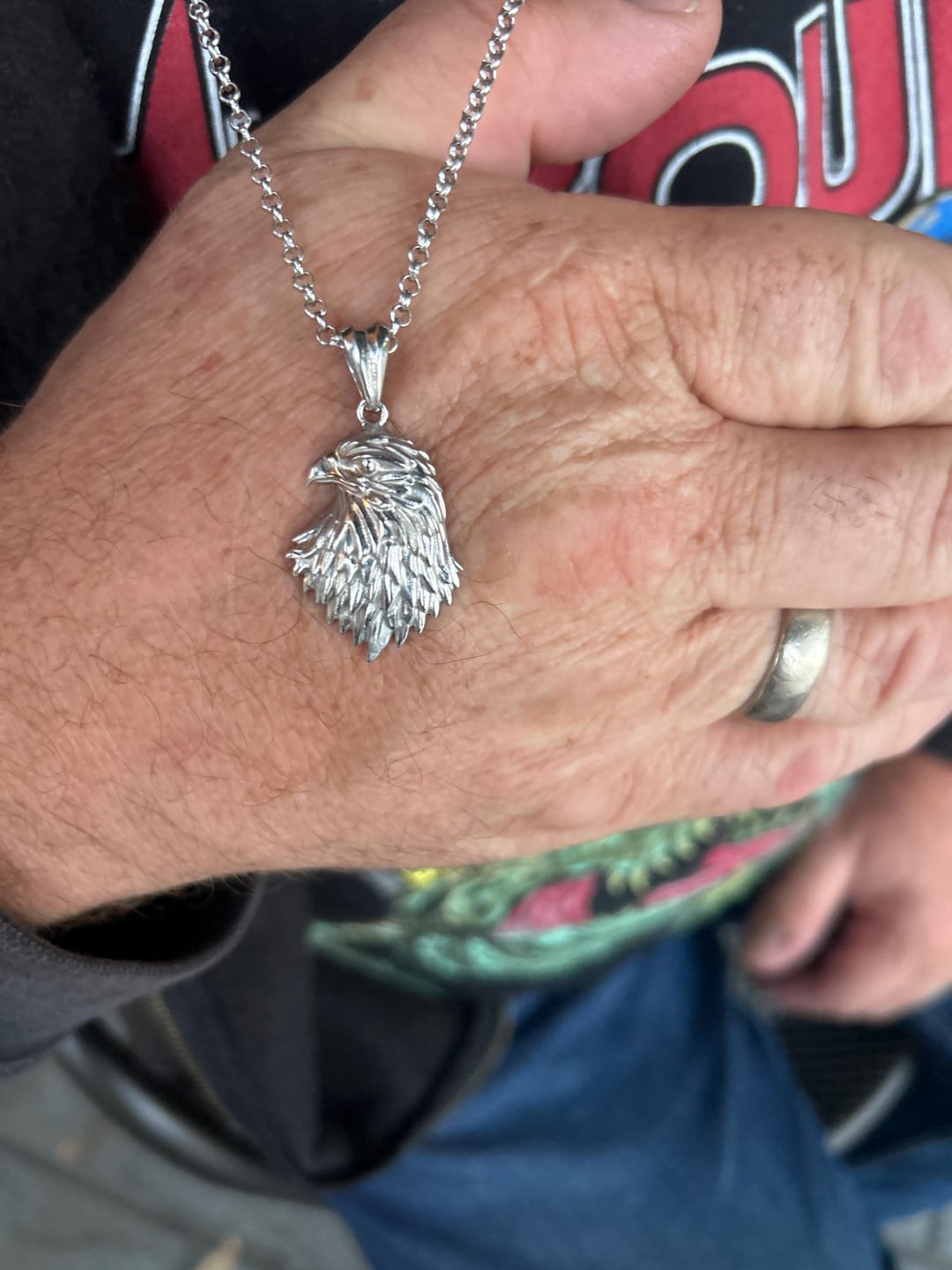 Customer photo review of Cobra Snake Pendant