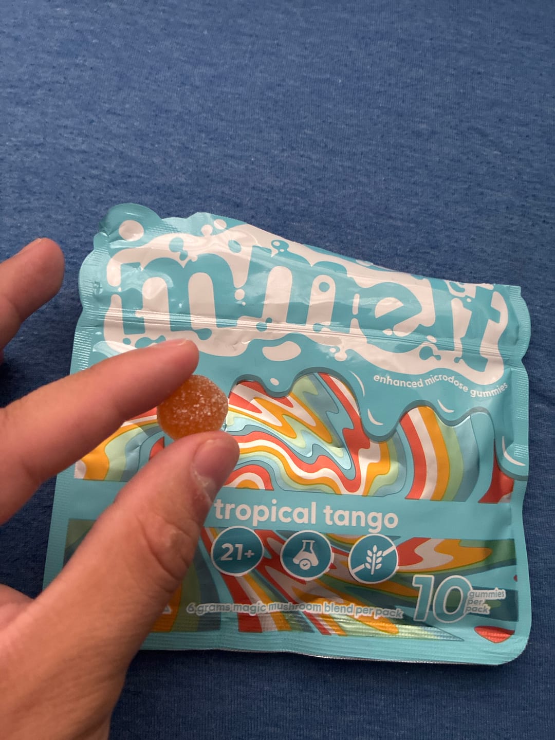 Customer photo review of Mushroom Gummies