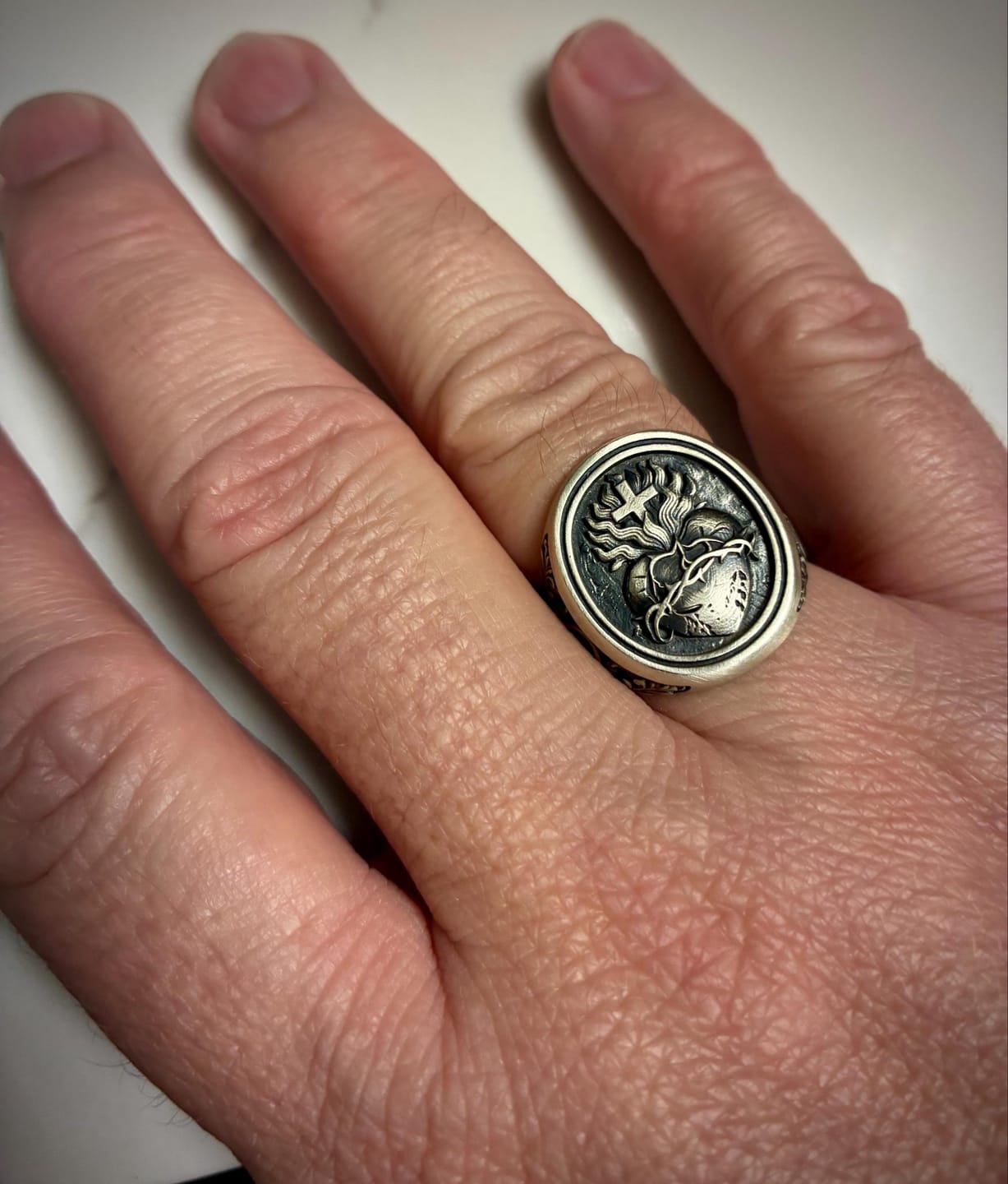 Customer photo review of Good Shepherd Lamb Ring
