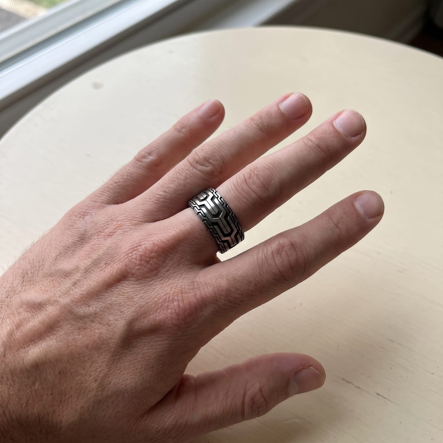 Customer photo review of Circuit Maze Ring