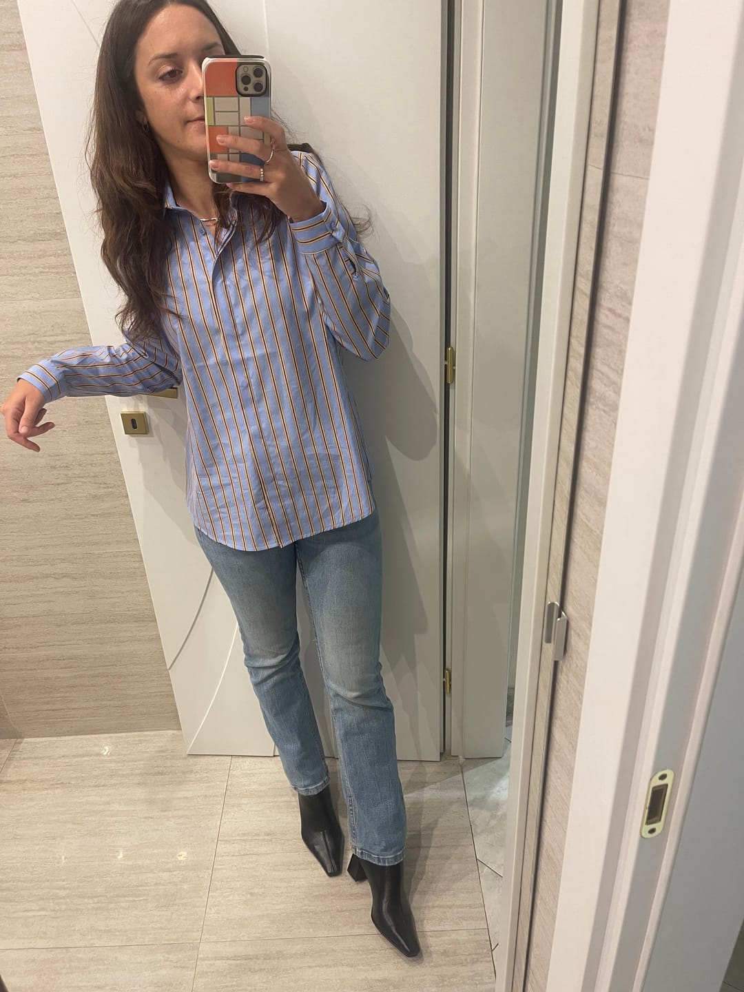 Customer photo review of CAMICIA BRENDA CELESTE