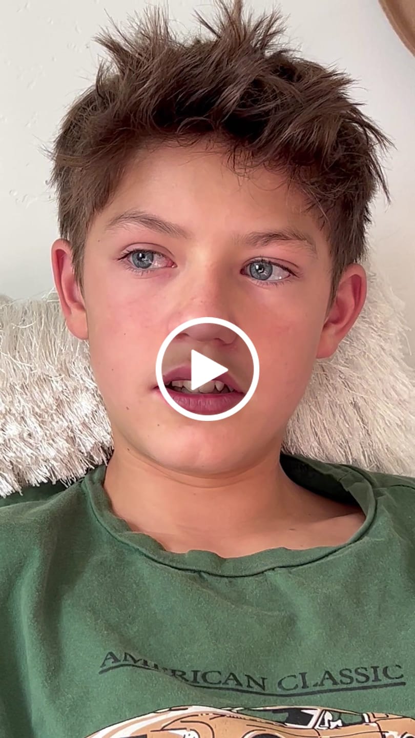 Customer video review of Celeste Blue Prescription Colored Contact Lenses
