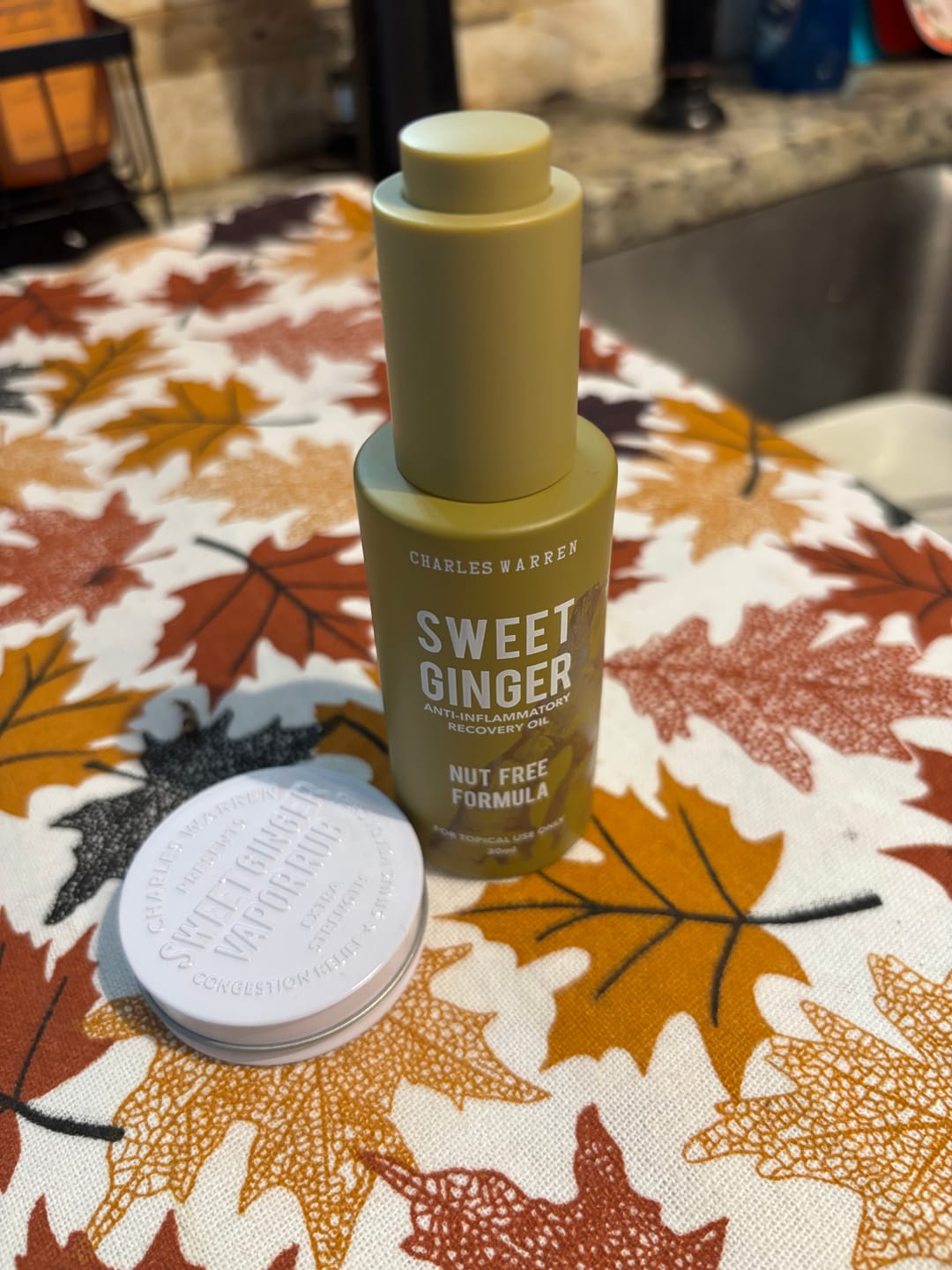 Customer photo review of [Nut-Free] Sweet Ginger Dry Oil for Sensitive Skin