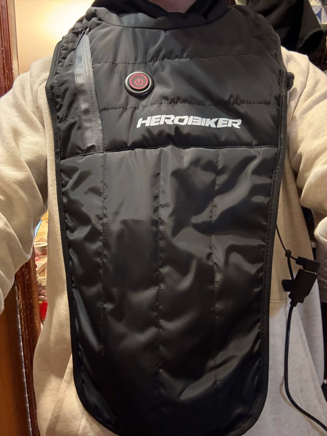 Customer photo review of Heated Neck & Chest Warmer