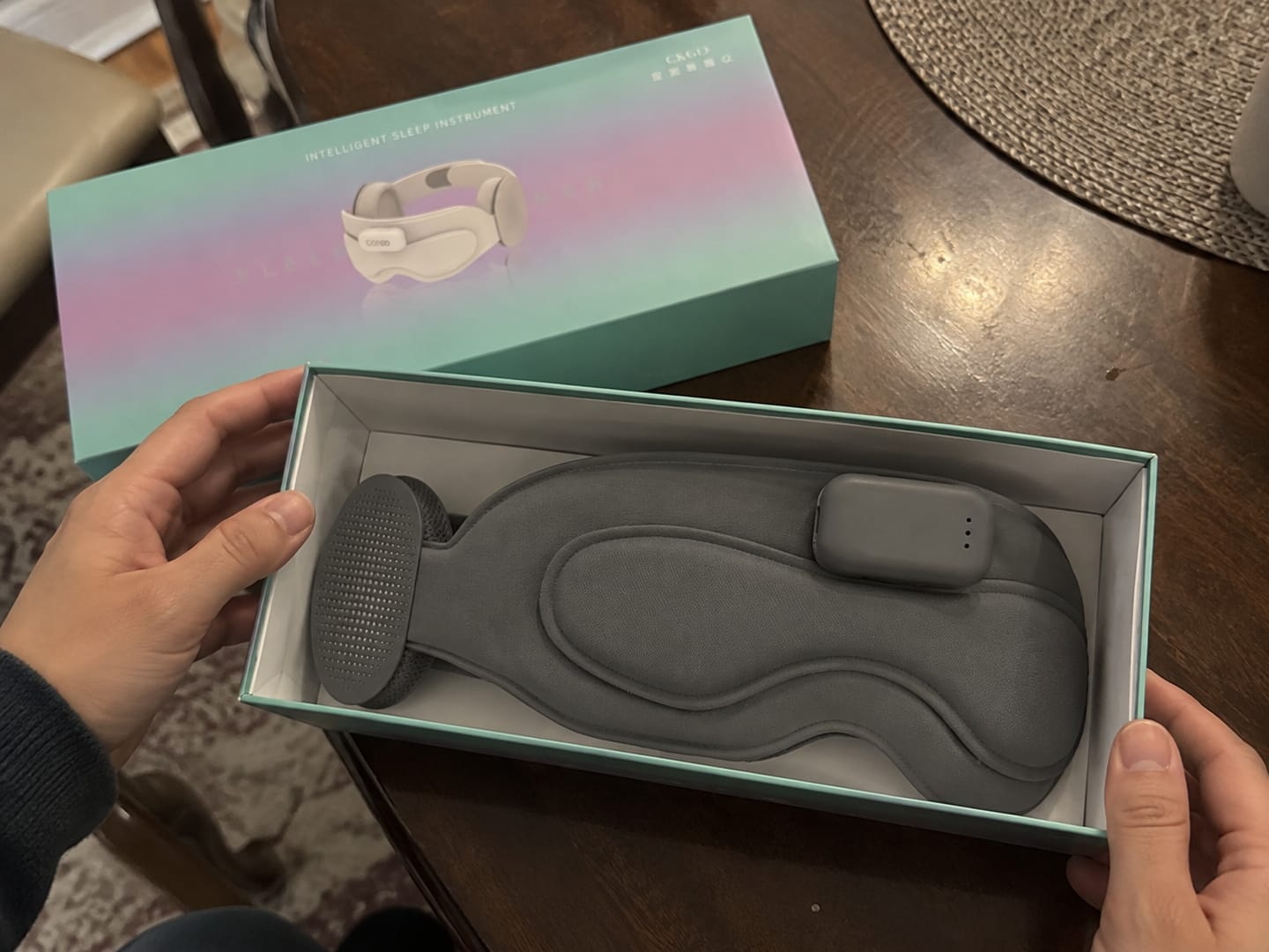 Customer photo review of Smart Sleep Mask