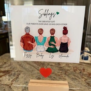 Customer photo review of Photo Collage Plaque