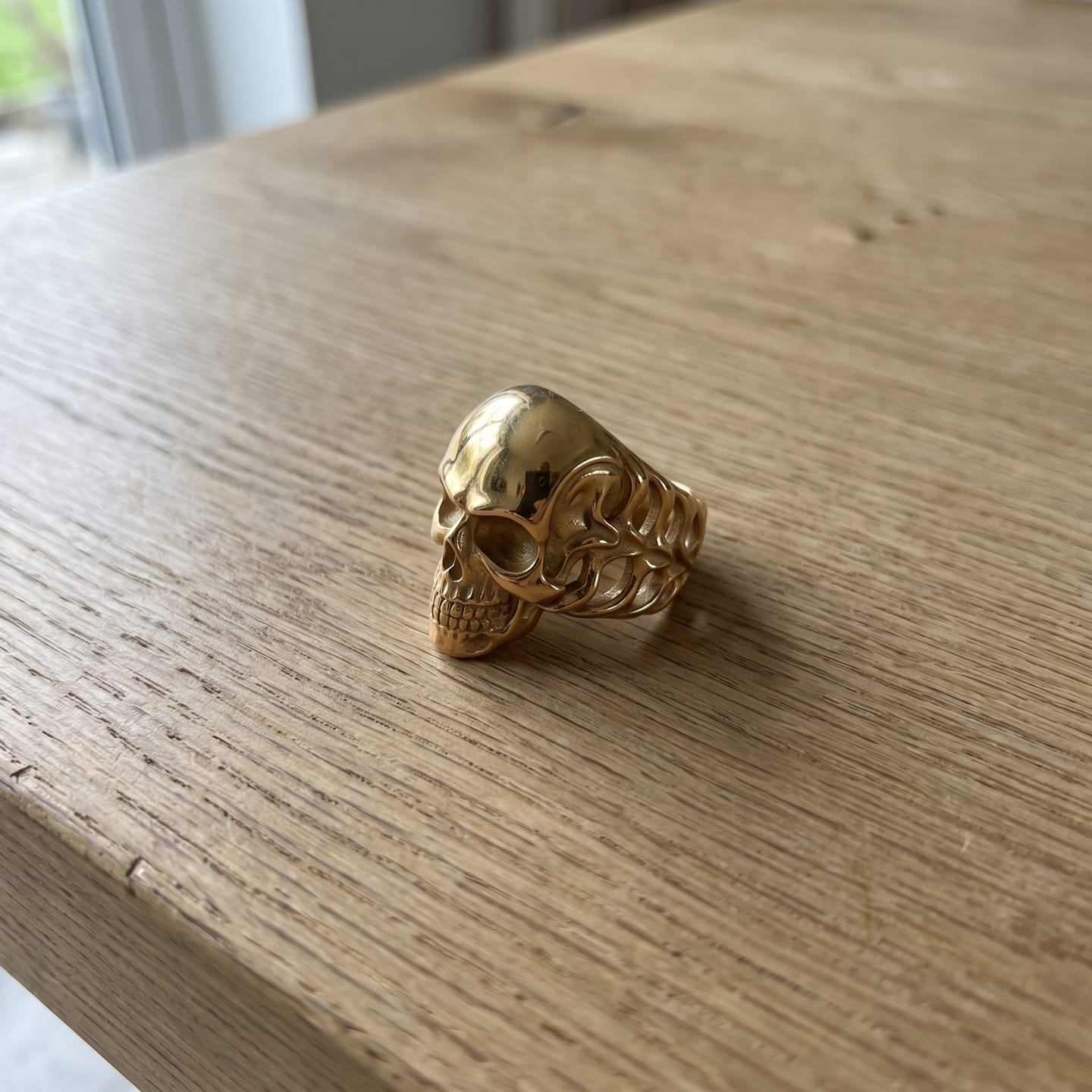 Customer photo review of Tribal Skull Ring