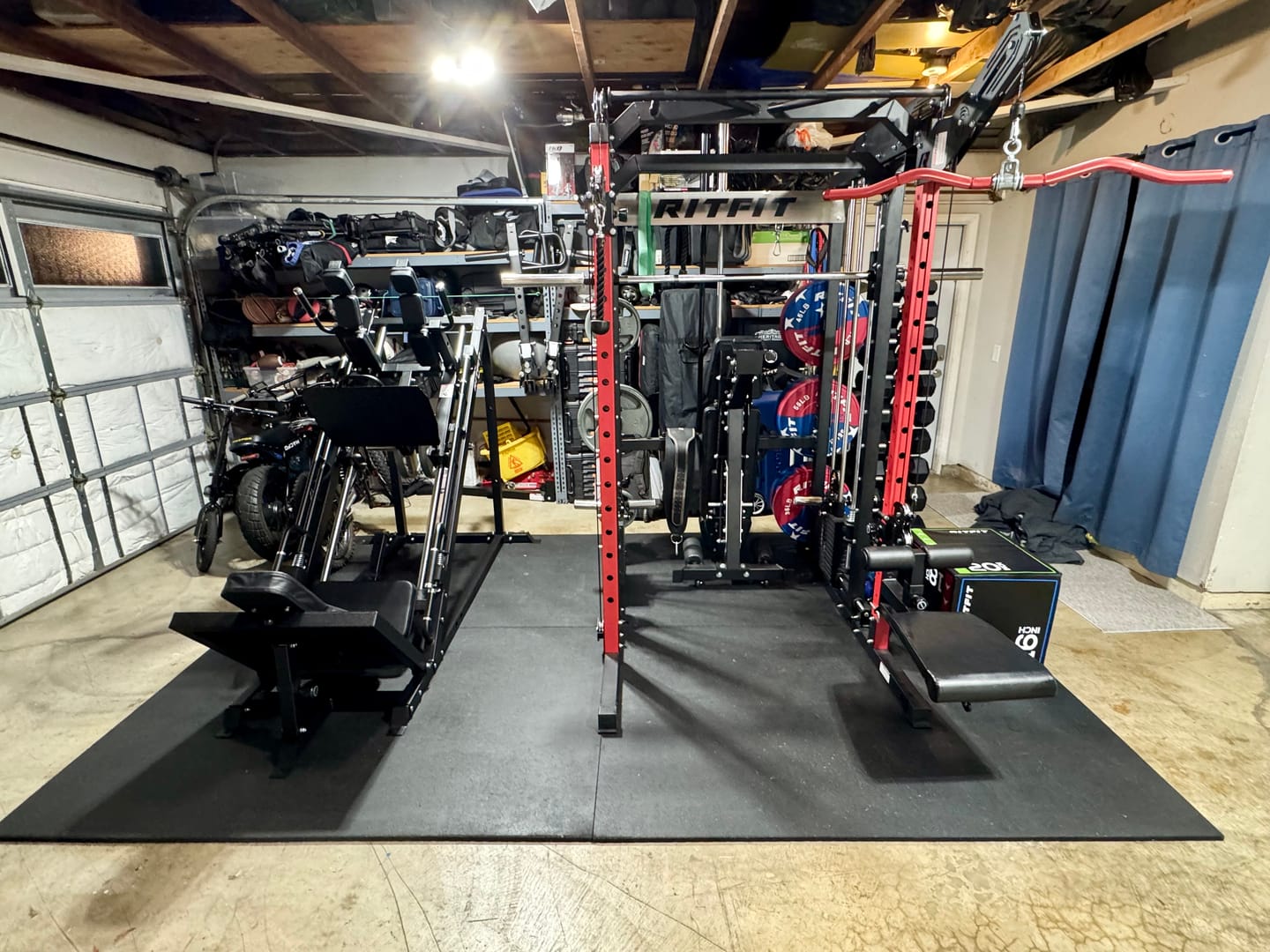 Customer photo review of RitFit GAZELLE 3-in-1 Leg Press Hack Squat Machine for Home Gym