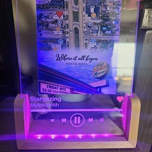 Customer photo review of Spotify Song Plaque