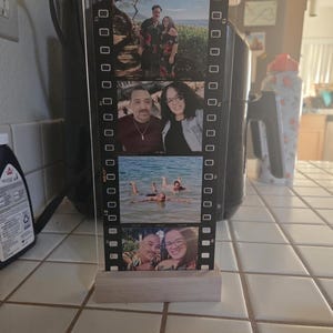 Customer photo review of Film Strip Photo Plaque