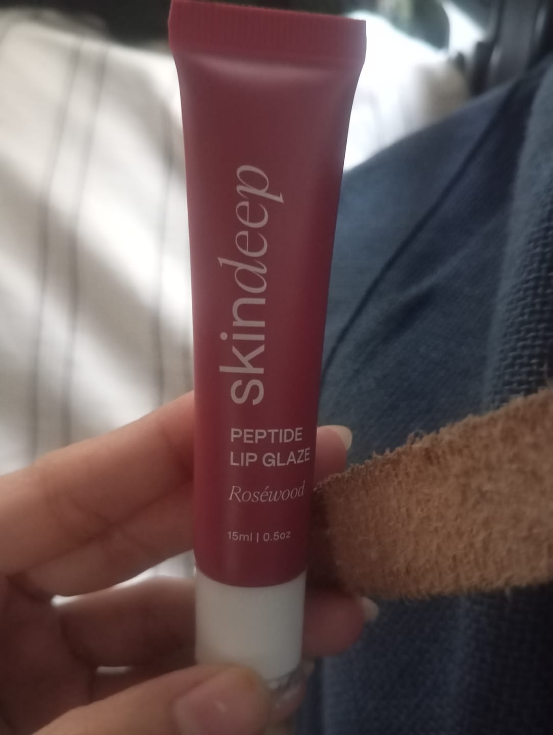 Customer photo review of » Peptide Lip Glaze (100% off)