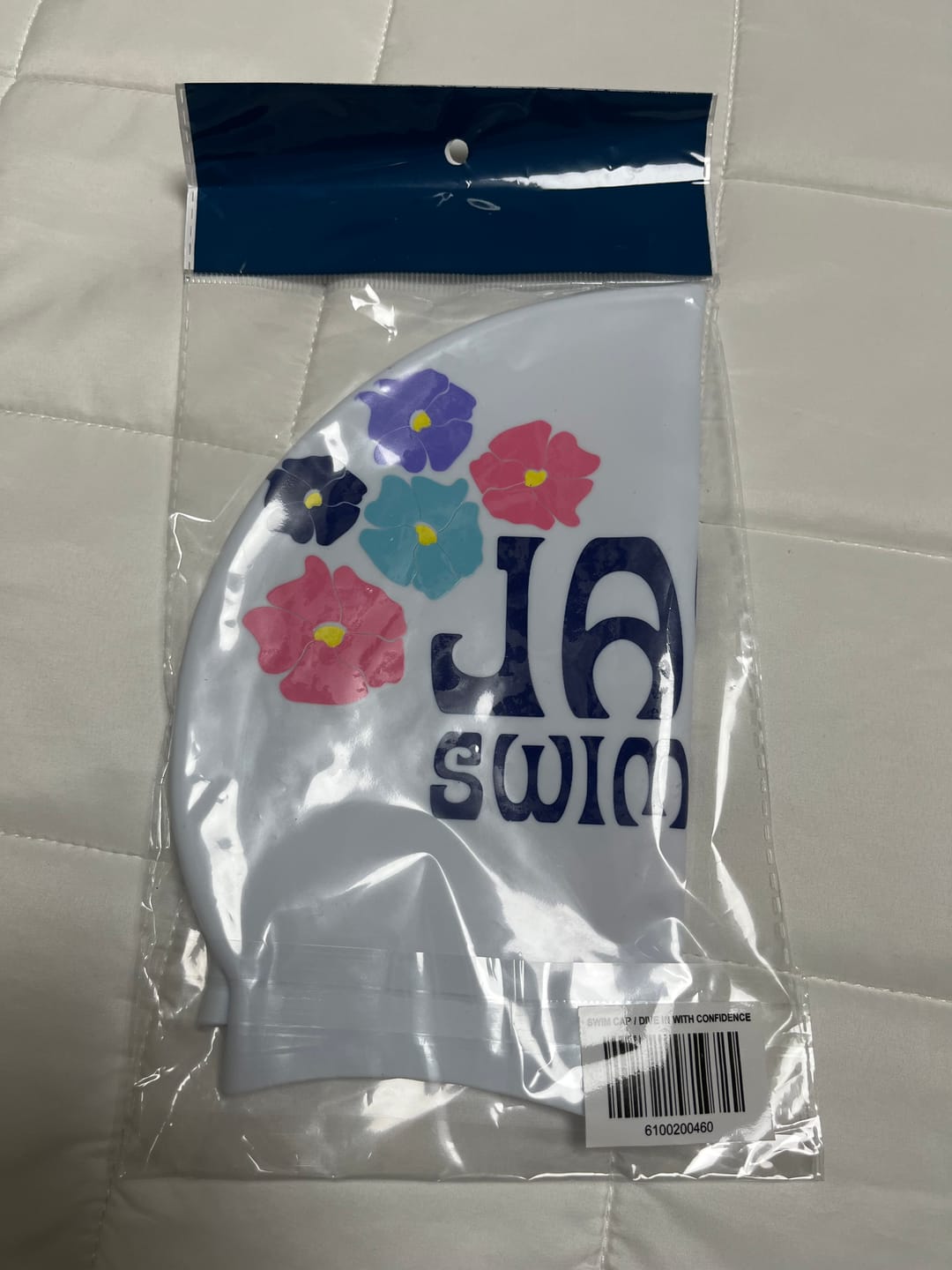 Customer photo review of JAYD Swim Cap - Dive In with Confidence