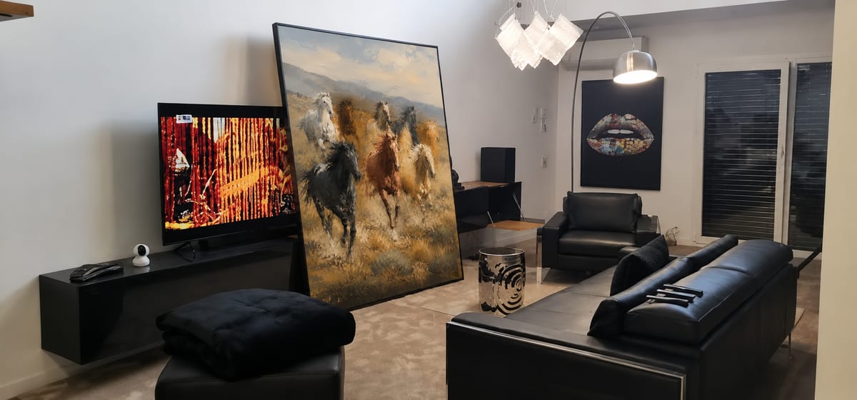 Recensione fotografica del cliente di Arte espressionista QFSH