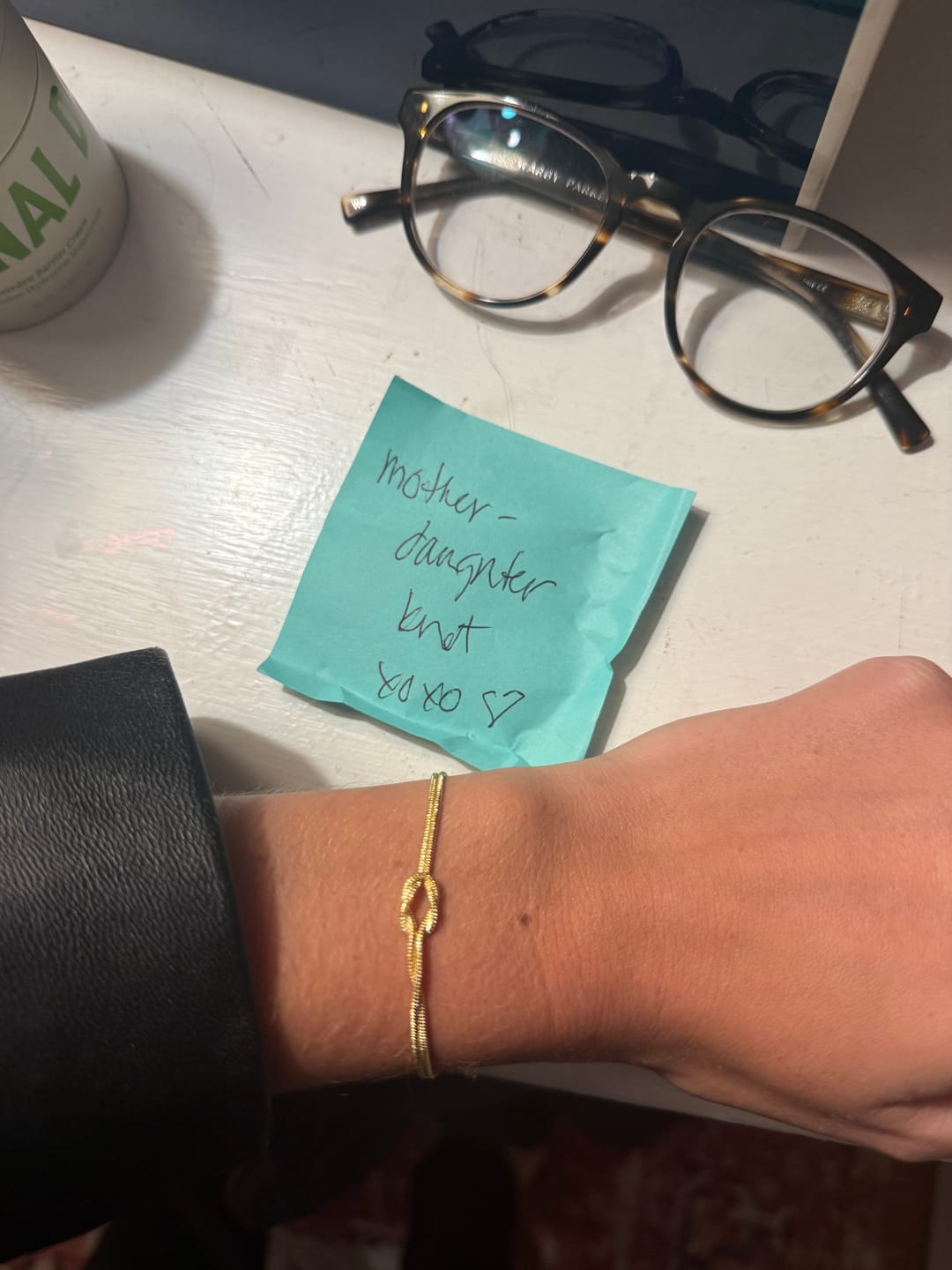 Customer photo review of Sisters Eternal Bond Knot Bracelets