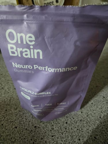 Customer photo review of OneBrain Vitalpilz Gummies