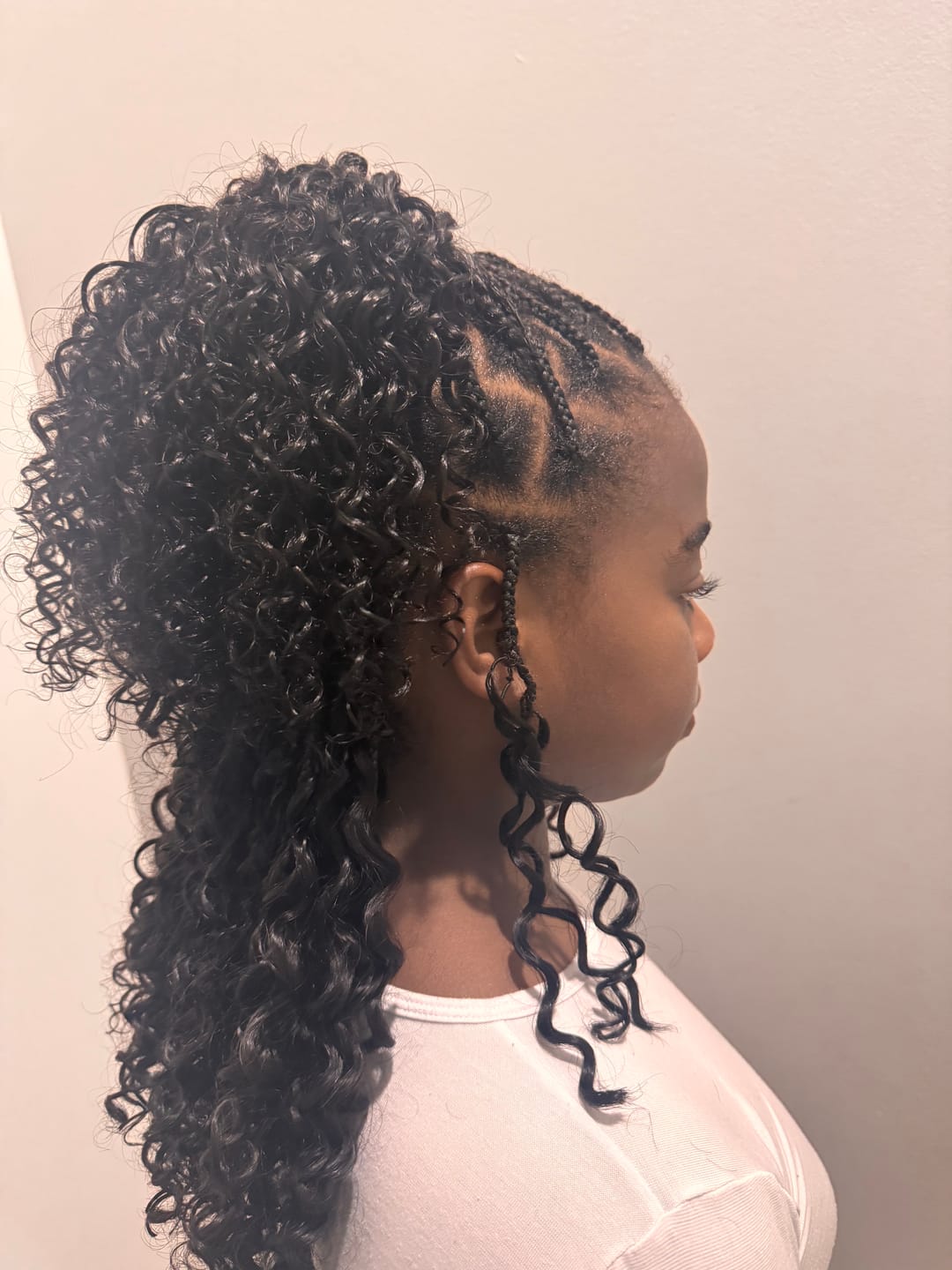 Customer photo review of Human Crochet Hair Water Wave For Miracle Knots