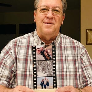 Customer photo review of Film Strip Photo Plaque