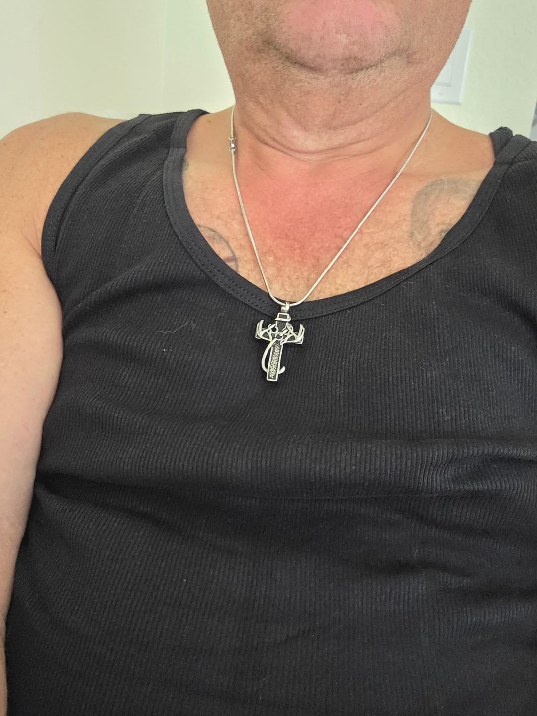 Customer photo review of Christianartworkshop Hunting & Fishing Cross Pendant Necklace: Outdoor Faith & Spiritual Devotion