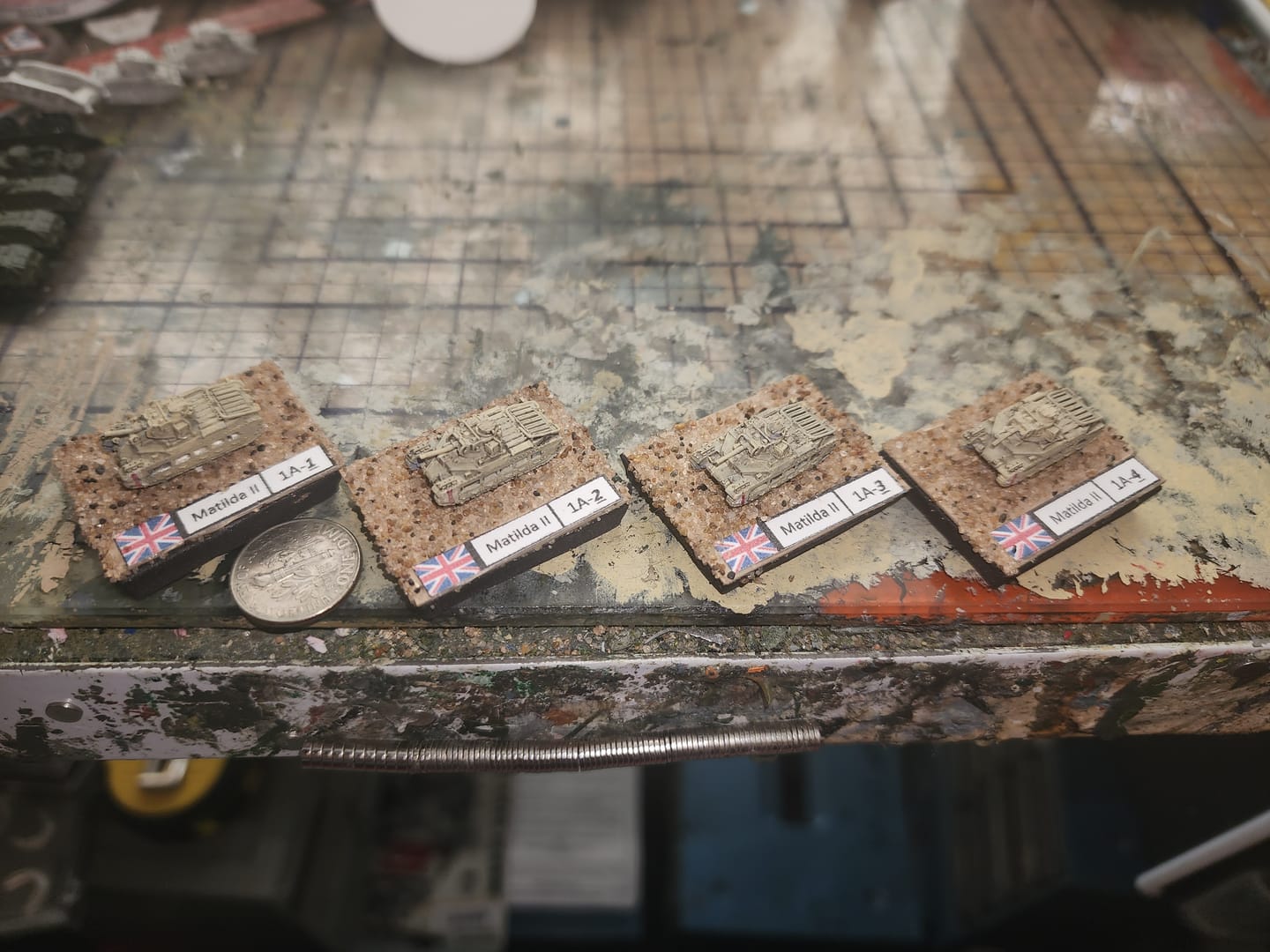 Customer photo review of Flames of War Move Stands