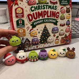 Customer photo review of 2026 Dumpling Squishy Advent Calendar