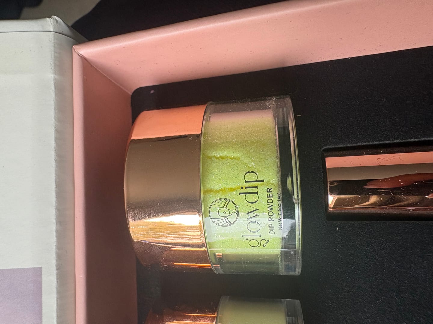 Customer photo review of Lemon Fizz Dipping Powder