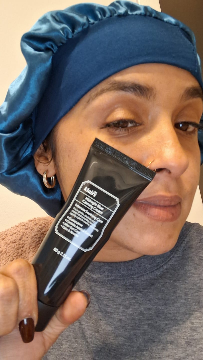 Customer photo review of Midnight Blue Calming Cream