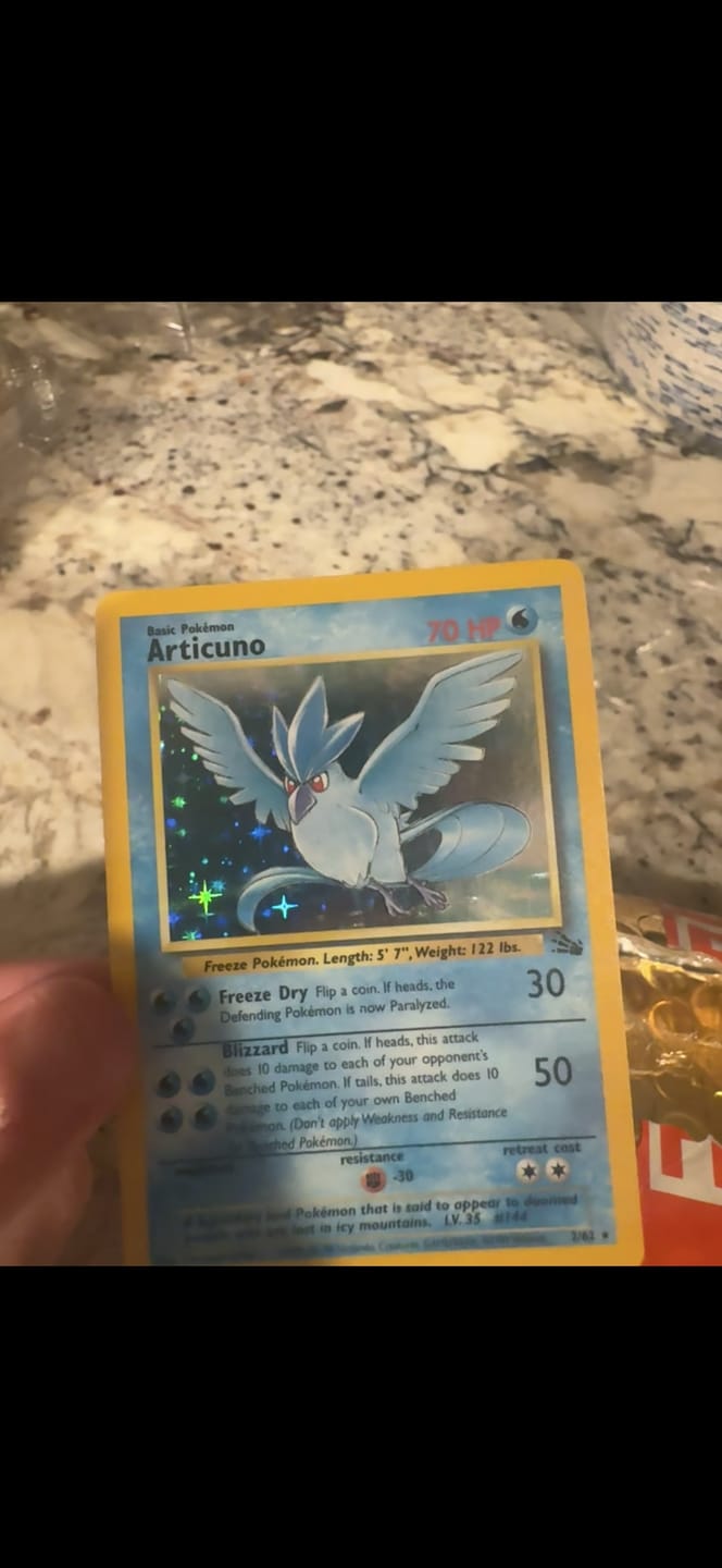 Customer photo review of Fossil Booster Pack Unlimited