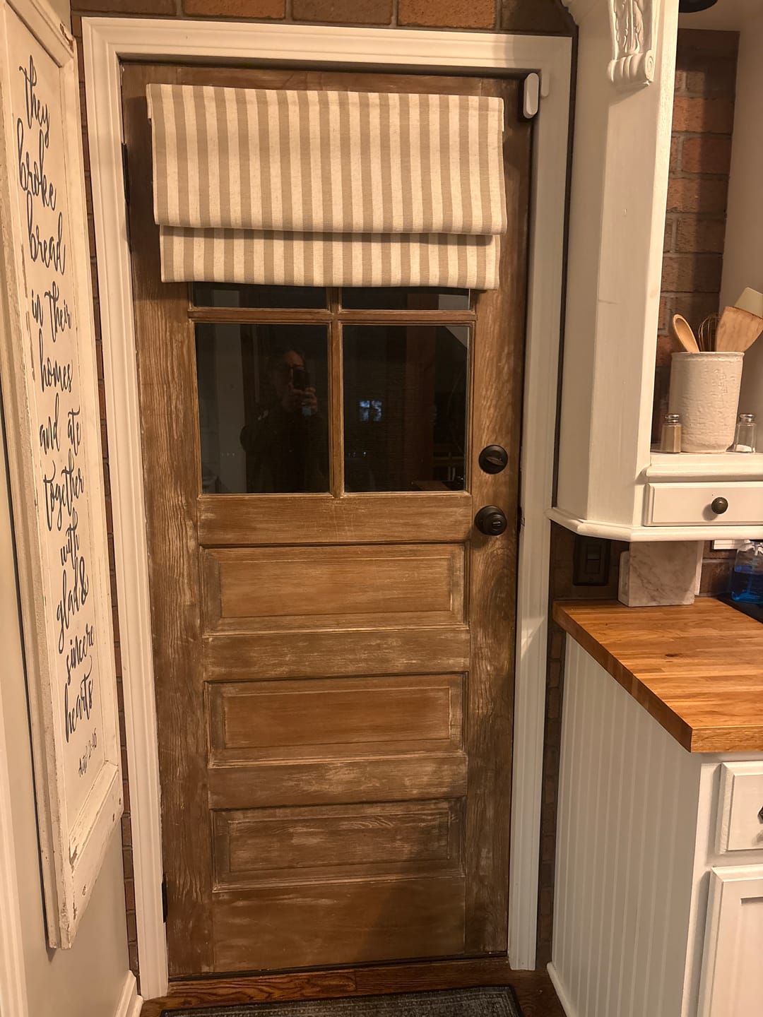 Customer photo review of Colette Custom Roman Shades