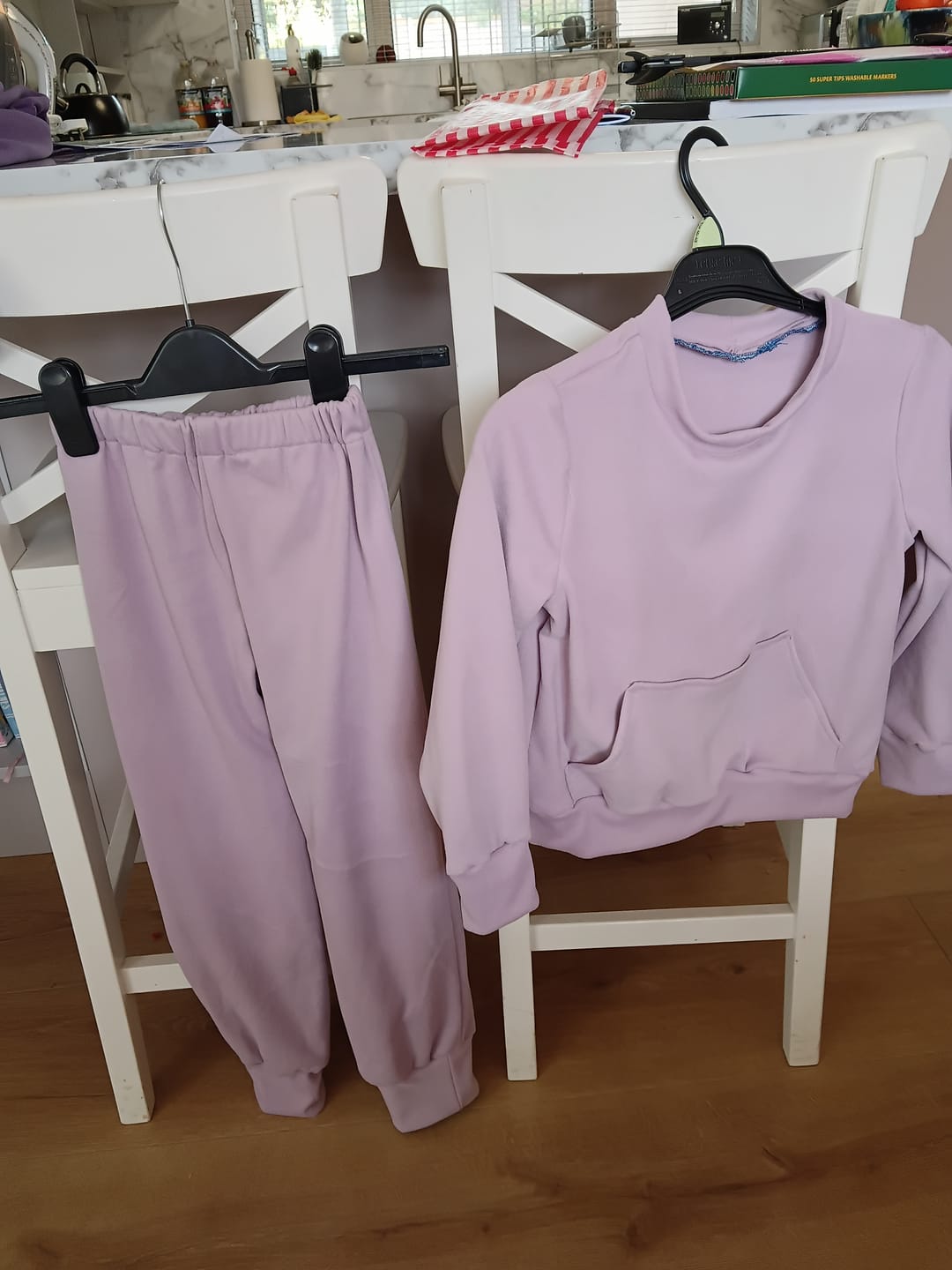 Customer photo review of Plain Stretch Flannel Fabric
