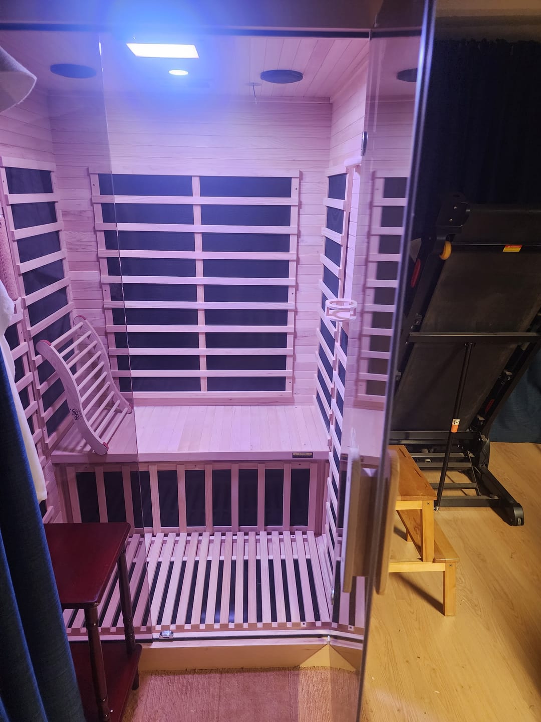 Customer photo review of Kylin Low EMF Carbon Infrared Sauna Room 2 Person H6203 (Floor Heater included)