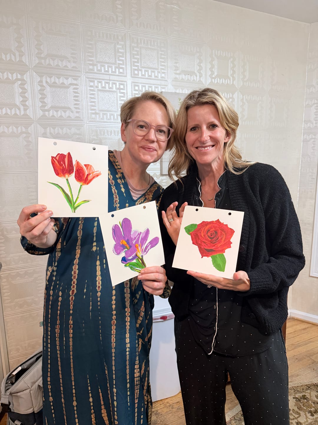 Customer photo review of 2027 Paint by Numbers Desk Calendar | Flowers Edition
