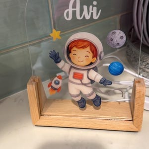 Customer photo review of Personalized LED Night Light