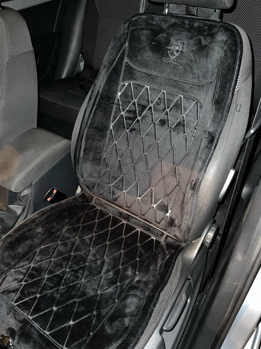 Customer photo review of Beheizte Autositzauflage, 12 V