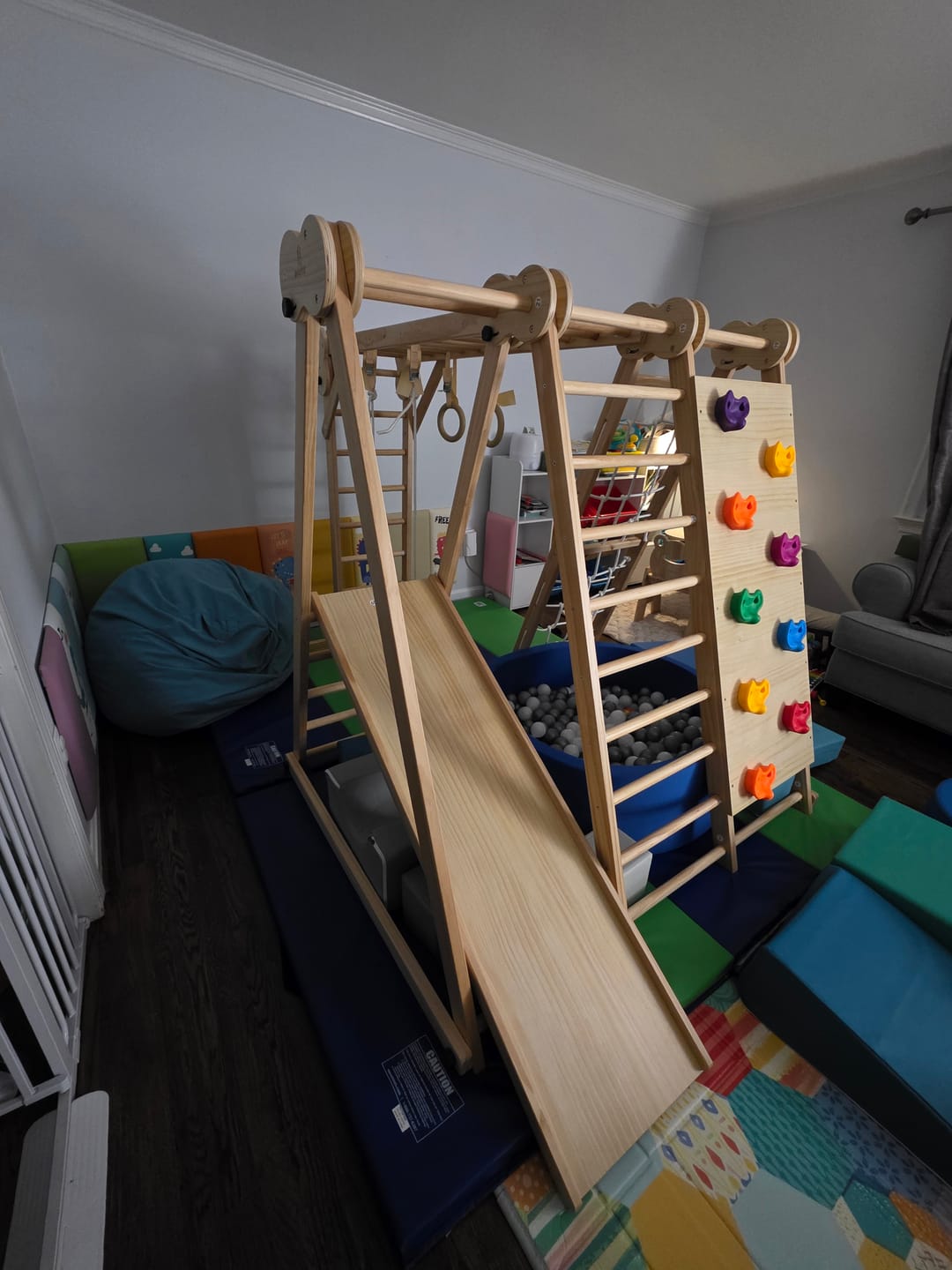 Customer photo review of Chestnut | Foldable Jungle Gym
