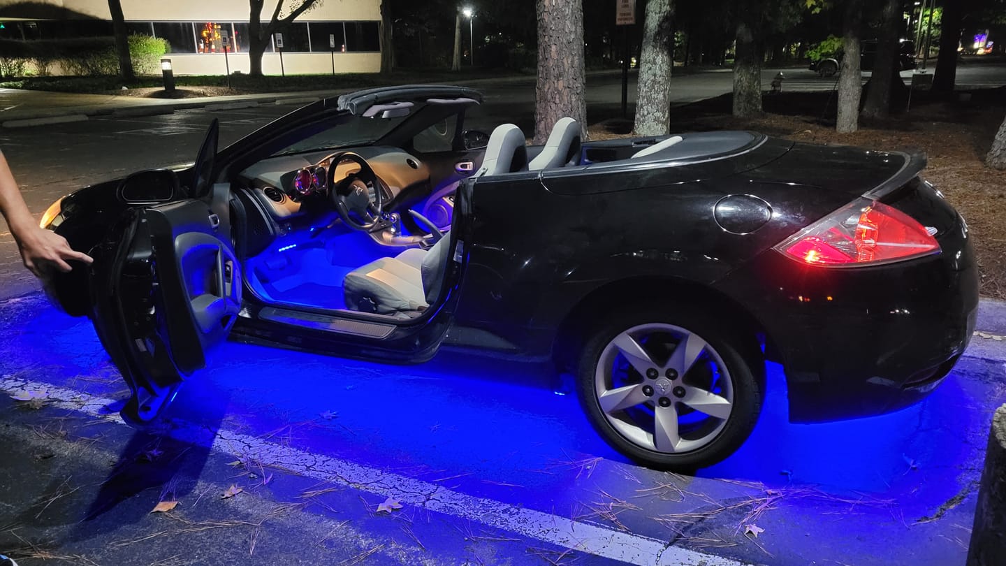 Customer photo review of ELGlow® PRO Universal Car Underglow Kit