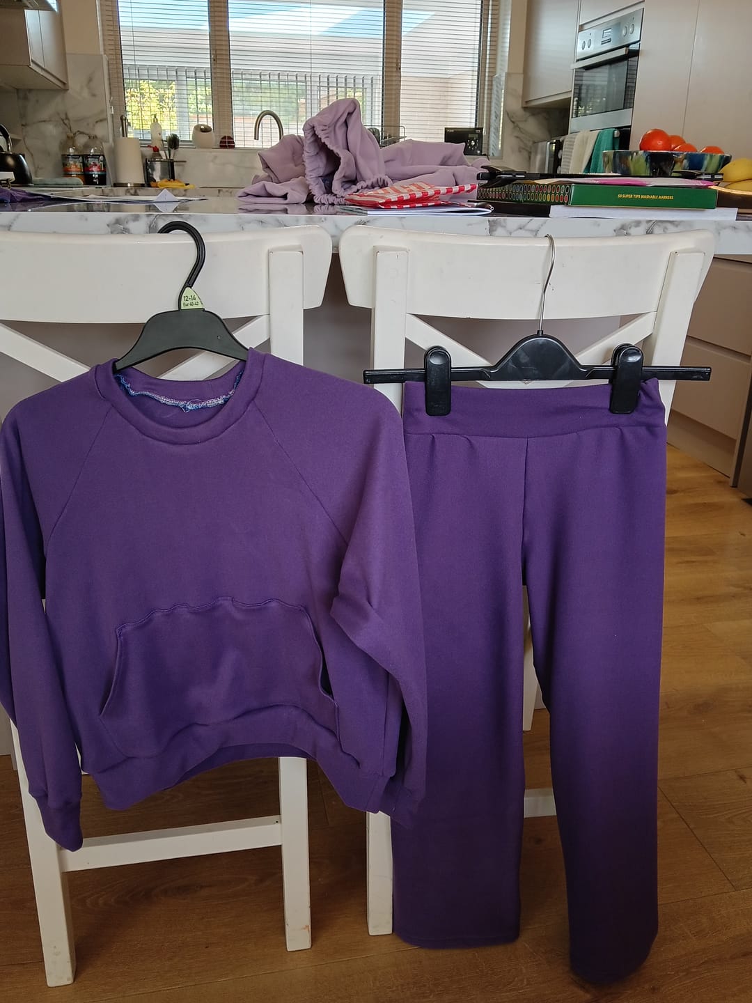 Customer photo review of Plain Stretch Flannel Fabric