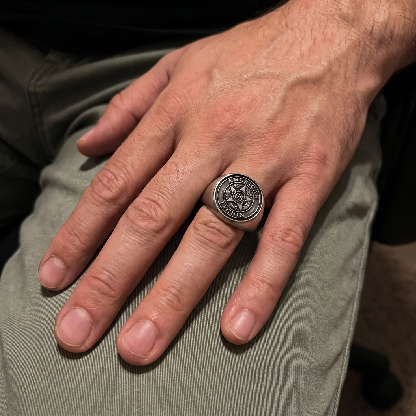 Customer photo review of American Legion Signet Ring